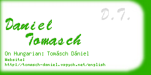 daniel tomasch business card